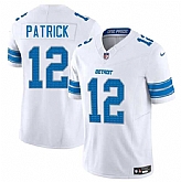 Men & Women & Youth Detroit Lions #12 Tim Patrick White 2025 F.U.S.E. Vapor Limited Stitched Jersey,baseball caps,new era cap wholesale,wholesale hats